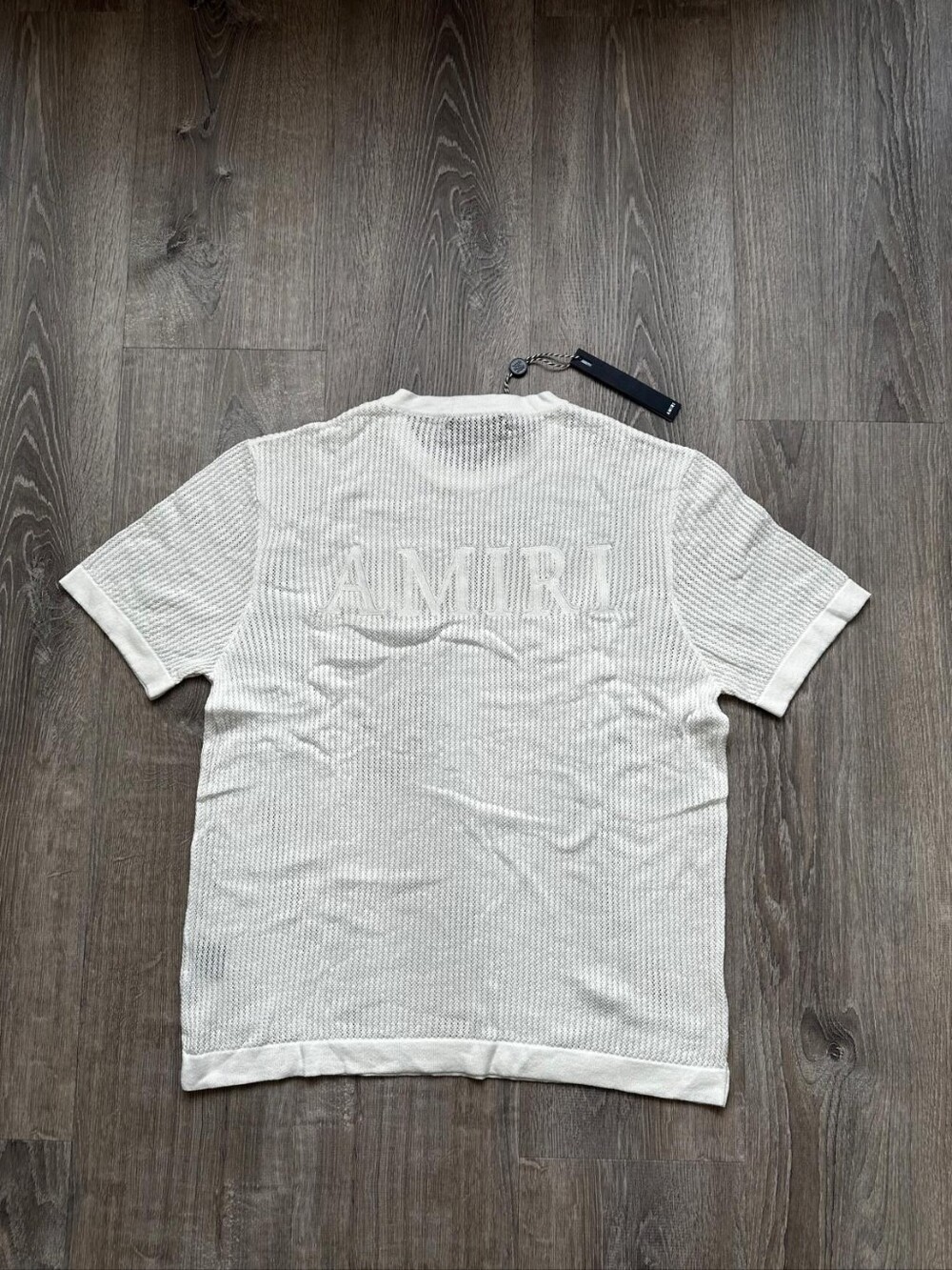 AMIRI Men's White Cotton Knit T-Shirt & Shorts Set- Size L - Picture 2 of 12